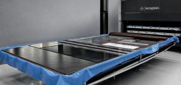 A Keraglass instala o forno de laminação Combi na Metalvetro, na Sicília