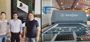 Keraglass instala com grande sucesso o quarto forno de têmpera na Vidriocar (Paraguai)