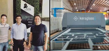 Keraglass installa con grande successo il quarto forno di tempra a Vidriocar (Paraguay)