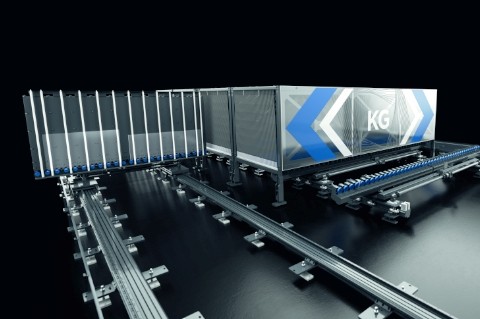 Macchinari per automazione movimentazione vetro Keraglass